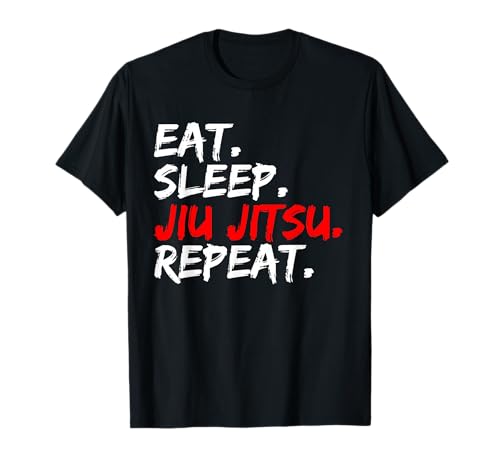 Come. Duerme. Jiu Jitsu. Repite Camiseta