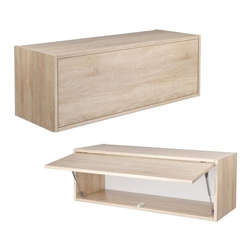 PLATAN ROOM Armoire suspendue - 60 cm - 80 x m - 100 cm - Armoire murale rabattable pour cuisine,...