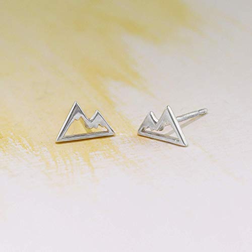 Boma Jewelry Sterling Silver Snow-Cappped Mountain Stud Earrings4