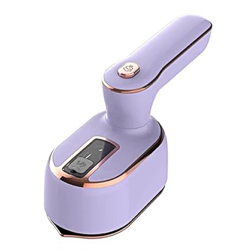 Onchadora de vapor portátil para ropa: olla de vapor portátil, hierro de vapor plegable giratorio a 180, 1,000 W calentando rápidamente esta olla de vapor portátil para proporcionar un planchado para