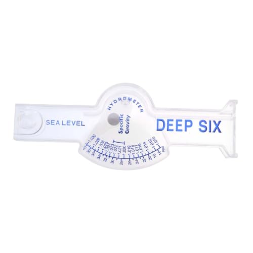 VANZACK Meter Hydrometer for Fish Tank Rectangle Type Simple Floating Reading Clean Precise