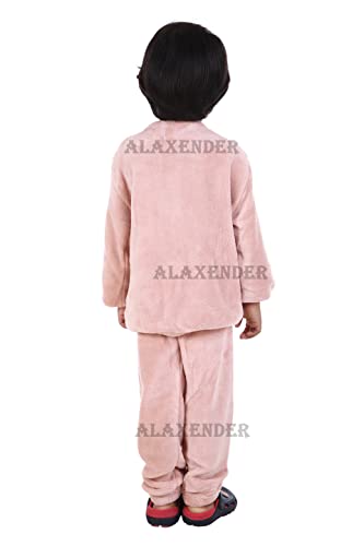 Image of Winter Night Suit for Kids Top & Pajama Set (Warm Fleece) Size (4 to 6 Years Kids)