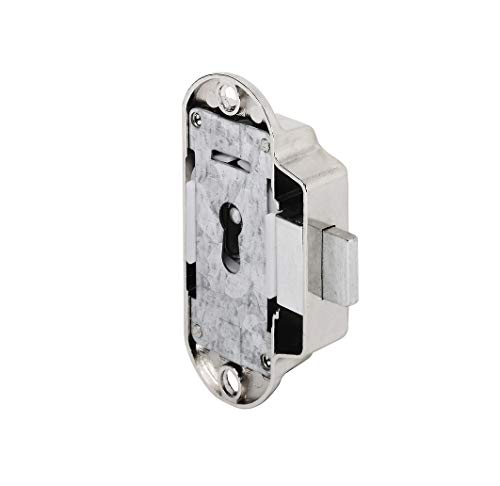 Preisvergleich Produktbild Gedotec Aufschraubschloss Schrank-Möbelschloss mit Schlüssel Drehstangen-Schloss für Kleiderschrank / Dornmaß 25 mm / Anschlag: Links / MADE IN GERMANY / 1 Stück - Riegelschloss für Möbel