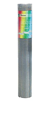 Malla Electrosoldada Ligera Galvanizada 19x19 Alto 100 cm. Rollo 25 Metros Uso Domestico