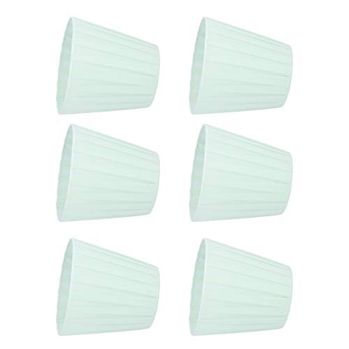 6 pezzi/set paralume in tessuto verde chiaro