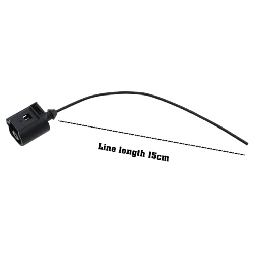 LT Easiyl 2 Stück 1-poliger Öldrucksensor-Stecker Anschlusskabel 1J0973081 Kompatibel mit Audi Kompatibel mit Porsche Kompatibel mit Volkswagen 98-2016