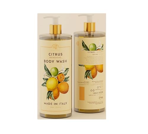 Alchimia Citrus Refleshing Body Wash 33.8 fl oz / 1000ml Made in Italy image 4