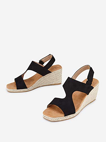 Marypaz-Sandalia-cuna-Esparto-para-Mujer-Negro 31DtMLy9b6L