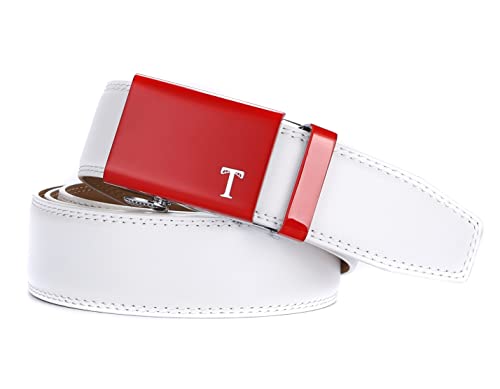 Mens Belts Leather Ratchet, Casual and Dress, Adjustable - Elegant Gift Boxed2