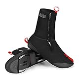Cubrezapatillas de Ciclismo Impermeables, Cubrezapatillas de Ciclismo Impermeables a Prueba de Viento Forro Polar Carretera Cálido Zapatos de Bicicleta Cubre Bicicleta Protector térmico de Invierno(N
