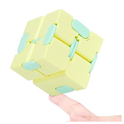Aiiwqk Infinity Cube Fidget Leksaker Logga in Power Games, lämplig för barn och vuxna söta mini unika prylar för att lindra ångest och dödande tid
