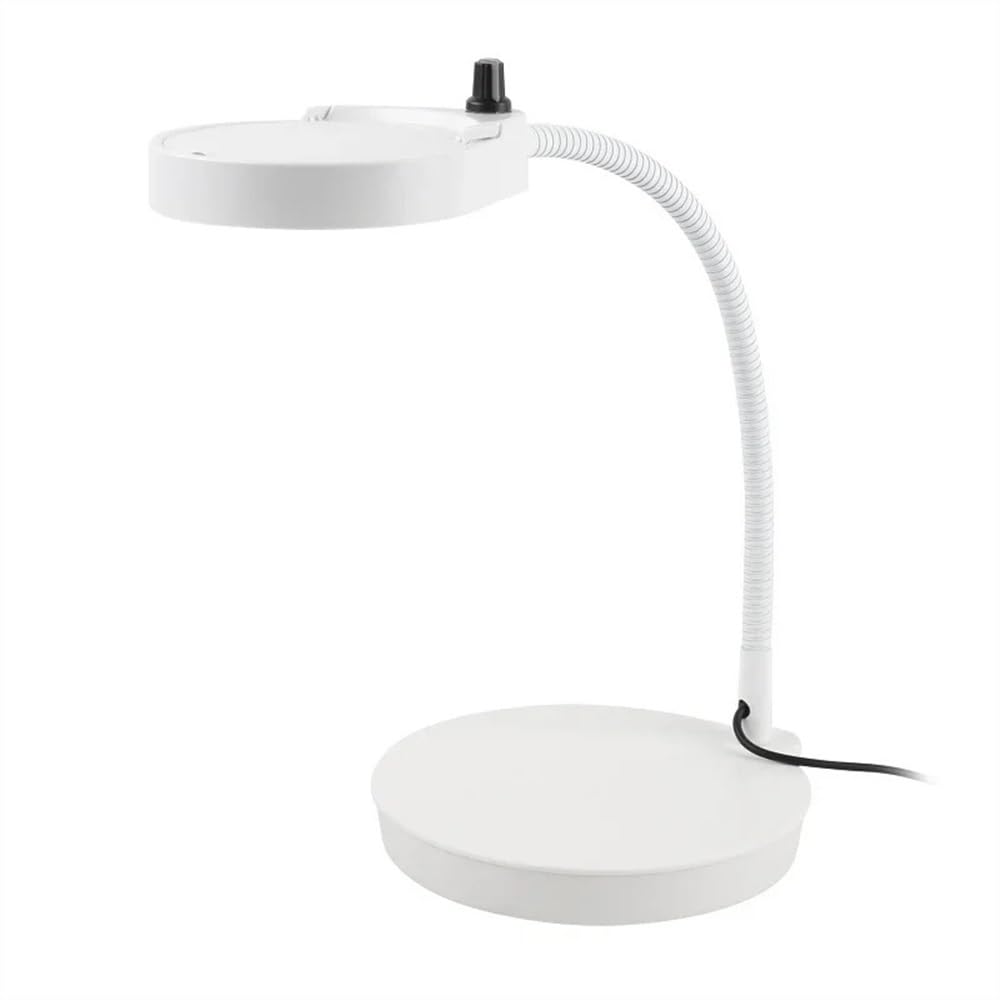 Microscope 10X 5X/15X 10X/20X Portable Table Magnifying Desktop Magnifying Glass Inspection Magnifier with 38 LED Lamp for PCB Repair(10X)