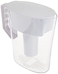 Brita 5 Cup Filter Pitcher, Reduces Chlorine taste and odour from Tap Water, Filters 151 Litres, Slim, White