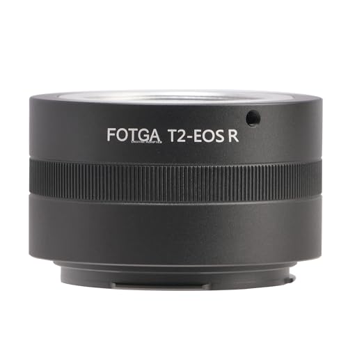 Fotga T2-EOSR レンズマウントアダプターコンバーター T2 Tマウントレンズ Canon EOS R RP R5 R6 R5C R7 R10 ミラーレスデジタル一眼レフカメラ用