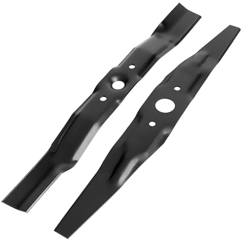Fourtry Replacement 72531-VE2-020 (Upper) & 72511-VE1-020 (Lower) Mulching Mower Blade Kit, Compatible with Hon da 21" Cut HRB215 HRB216 HRB217 HRM215 HRR216 HRS216 HRT216 HRZ216 Lawn Mower Cover