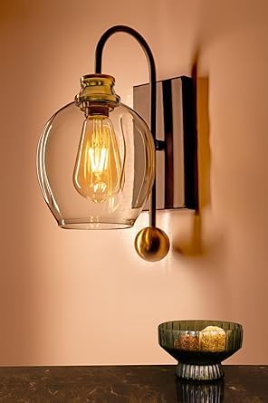 Image of Imperial Grace Vintage Gold Wall Lamp | Classic Cream Fabric Platted Shade | Wall Lamp with Metal Frame | Decorative Lighting Fixture for Living Room, Bedroom (ALD-055(A)-WL)