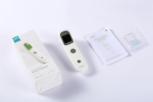 EUROPAPA Fieberthermometer für Baby Kinder Erwachsene, Infrarot Stirnthermometer mit Fieberalarm,...