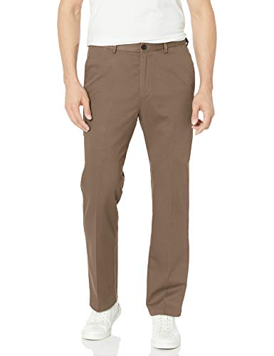 Haggar Men's Work to Weekend Hidden Expandable Waist Straight Fit Pant