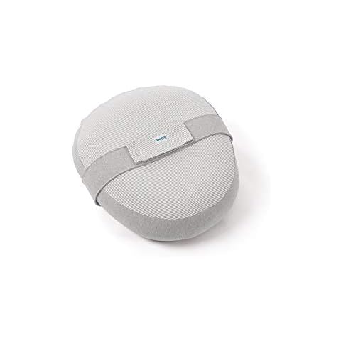 Doomoo Relax Cover Classic Grey Nursing Pillow - Transforms Your Nursing Pillow Into A Cuddly Nest with Safety Belt for Your Baby or Cosy Seat Cushion for Your Toddler Cover