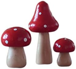 50 Stück Pilz Deko Figuren - Leuchtende Garten Deko Für Draußen