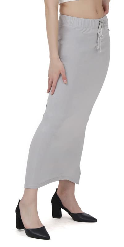Image of Lycra Blend Cotton Saree Shapewear Petticoat for Women and Girls, Skirts Shapewear Dress for Saree