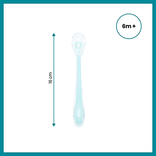 Babymoov A102407 Set van 5 Siliconen Lepels voor Baby’s, meerkleurig - Image 5