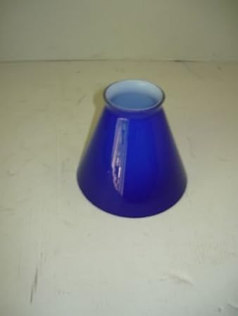 Cristal de Recambio para lámpara ministerial Latón Azul Churchill banquero 11 cm