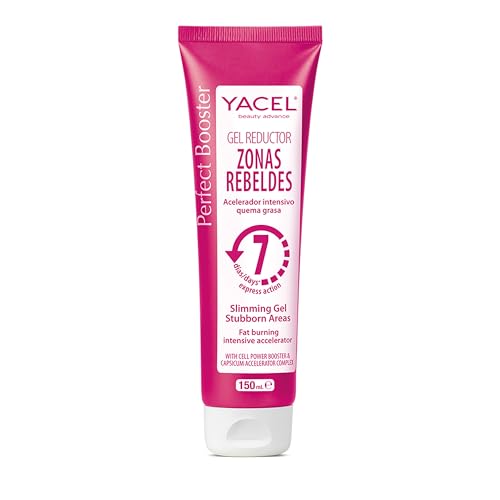 Yacel Perfect Booster | Gel Reductor Intensivo Quema Grasas | Acción drenante |Estiliza tu Figura y Combate la Celulitis | Resultados Express | 150ml