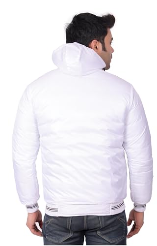 Image of Quark Export Quality Reversible Puffer Jacket in GLD Material best for Winterwear /Hiking /Biking /Camping /Mountaineering /Racing /Climbing /Tracking(Control Temperature up to 3 Degree Celsius.)(3C)