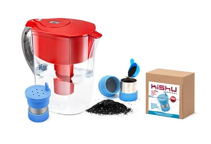 Kishu Charcoal Reuseable Filter for 'Brita' Pitcher