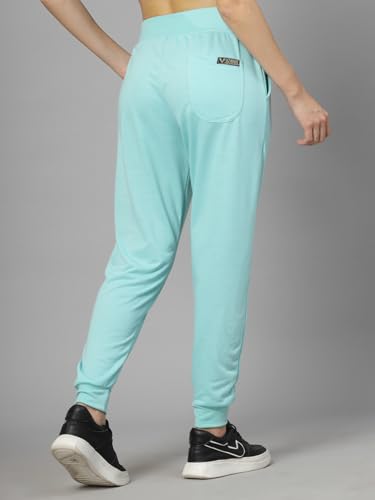 Image of UZARUS Women's Cotton Regular Fit Joggers Track Pants with 3 Pockets