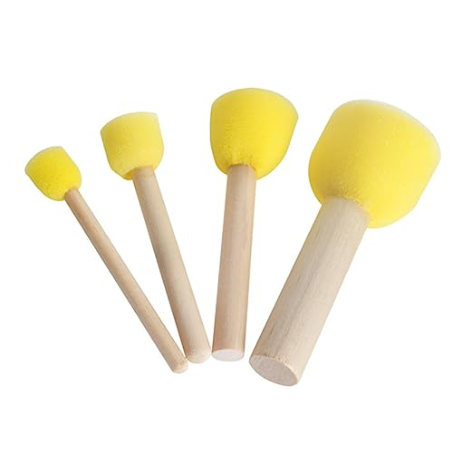 UTHCLO 20 Stück Schaumstoff Malpinsel Set