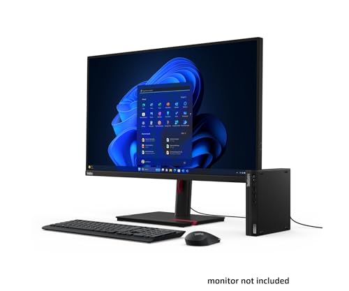 Image of Lenovo ThinkCentre Tiny M70q Gen 5 Intel 10-Core i5-14400T (Beat i7-13700T), 16GB DDR5 RAM, 512GB NVMe SSD, Bluetooth, WiFi 6, Ethernet, Display Port, HDMI, Win 11 Pro, Business Desktop, 3-Yr Wty