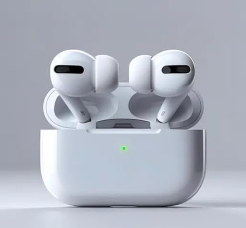 Image of Wireless TWS Earbuds with ANC Noise Cancellation, Bluetooth 5.3, IPX7 Waterproof, 24H Playtime, USB-C Fast Charging, White