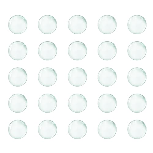 QUARKZMAN 150 Stück Glas Kugel Kochende Steine 9mm Soda Lime Glas Perlen für Flasche Schütteln Mischen Klar