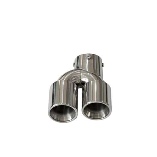Embout d'échappement double acier inoxydable 304 entrée 90x70mm type H pour G28