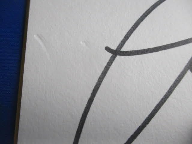 Amazon.co.jp: あべ静江 直筆サイン 色紙◇ 約21×18