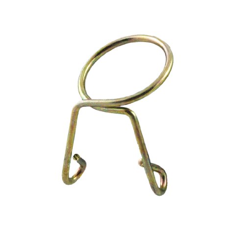 Aexit Motorcycle Car Clamps 2.5mm Wire Dia Metal Hose Tubing Spring Strap Clamps Clips Clamp