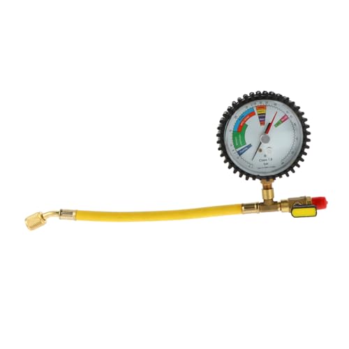 Manomètre statique à tête interchangeable en laiton pour test de pression précis