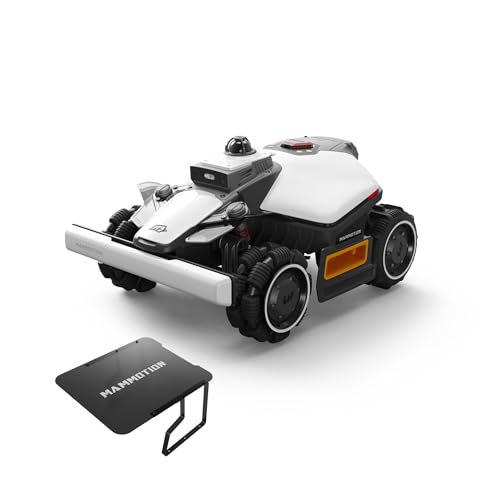 Mammotion LUBA mini 2 AWD 1500H Robot Lawn Mower with Cleaning Stand (Ship Separately), for 0.37 Acres, 360° LiDAR+Dual-Camera AI Vision, 80% Slope, DropMow, 20 Multi-Zone Management