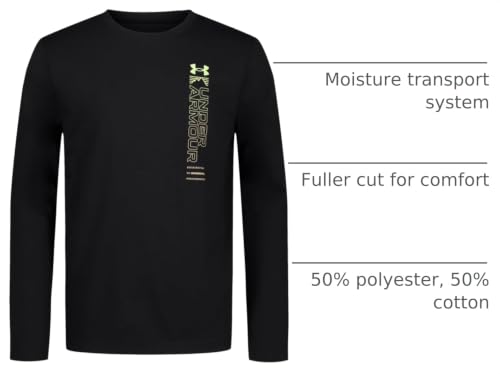 Image of Under Armour Boys' Long Sleeve Graphic T-Shirt, Lightweight & Breathable, Outdoor Collection