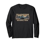 souvenir del parco nazionale di yellowstone wyoming idaho montana maglia a manica