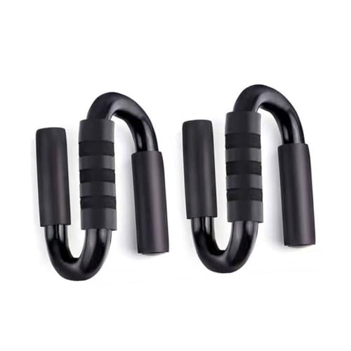 1 Par estante de empuje hacia arriba Estante de flexiones Parallettes empuja hacia arriba las barras equipo de entrenamiento empujar estante push up para entrenamiento Black Anneome