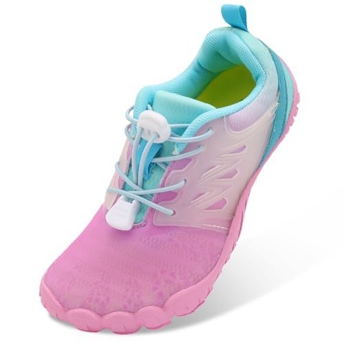 L-RUN Water Shoes Kids for Walking Surfing Girls Boys Outdoor Sports Shoes Purple 5 Big Kid=EU37