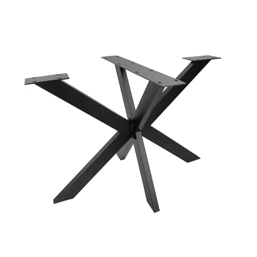 Natural Goods Berlin 1x Pata De Mesa Spider Estructura De Mesa En Metal Negro Montaje Fácil Patas Para Muebles Como Mesas De Centro, Escritorio Y Comedor Pie De Mesa 71x85x85cm Natural Goods Berlin 1x Pata De Mesa Spider Estructura De Mesa En Metal Negro Montaje Fácil Patas Para Muebles Como Mesas De Centro, Escritorio Y Comedor Pie De Mesa 71x85x85cm