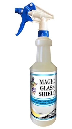 Magic Cast Magic Glass Shield Bottle Cleans and Repels Fingerprints, Dirt, and Grease