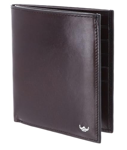 Golden Head étui pour carte de crédit Colorado en cuir bordeaux de luxe