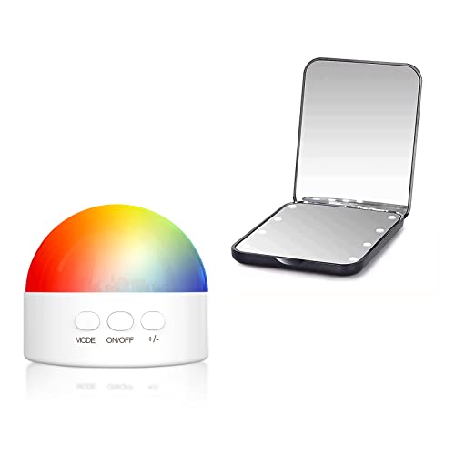 Kintion Pocket Mirror and Night Light for Kids and Mothers
