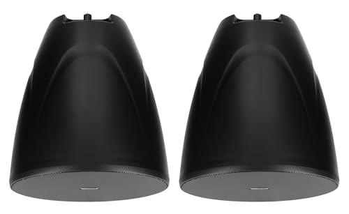 Rockville PEN-80T Black 8' 70V Hanging Pendant Speaker, 2-Pack