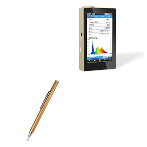 BoxWave Stylus Pen Compatible with Hopoocolor Spectrometer OHSP350 - FineTouch Capacitive Stylus, Super Precise Stylus Pen - Champagne Gold